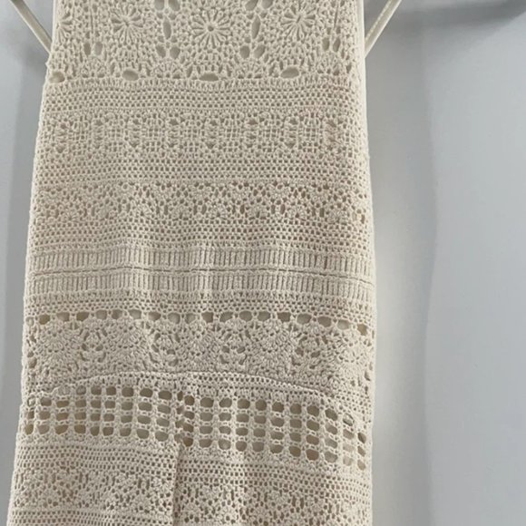 Free People Moon Bay Crochet One-Piece Jumpsuit size Medium MSRP: $198 - Picture 10 of 13